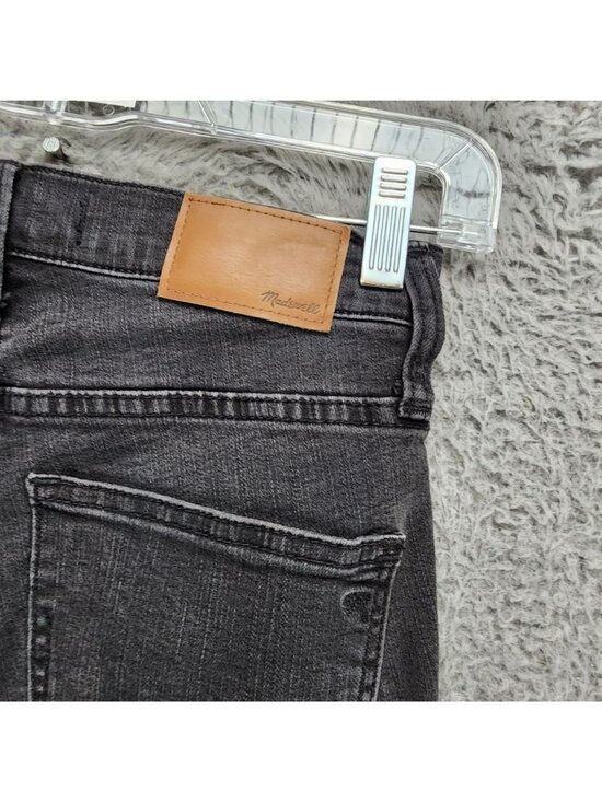 Madewell Jeans Womens 24 Black Denim Button Fly Skinny - Picture 9 of 13
